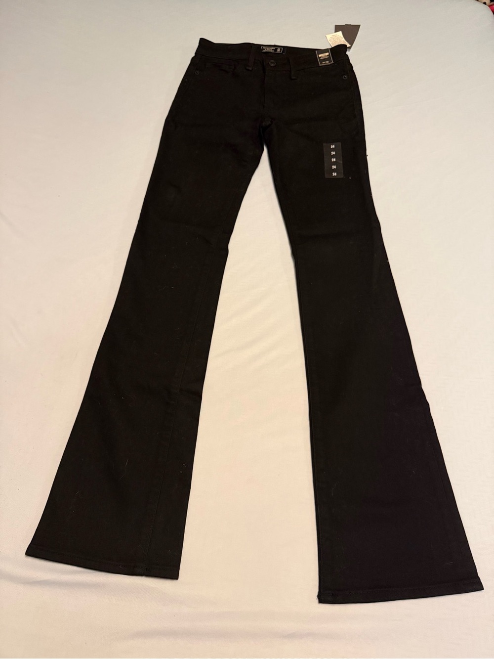 American Eagle Black Women's Flare Jeans - low rise Waist